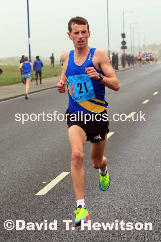 Senior mens 12 Stage 2023 Northern Mens 12 stage and Womens 6 Stage Relays and Young Athletes, Redcar. Photo: David T. Hewitson/Sports for All Pics